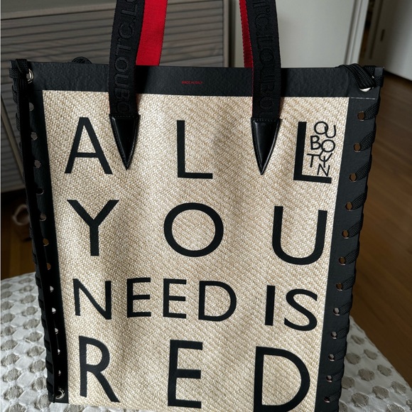 Christian Louboutin Handbags - Christian Louboutin Cabalace Canvas Leather Bag